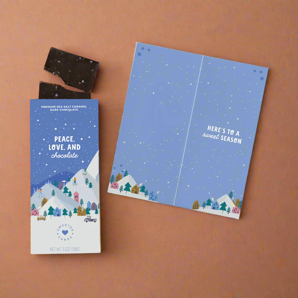 Merry Everything |Holiday Greeting Card + Chocolate Bar INSIDE