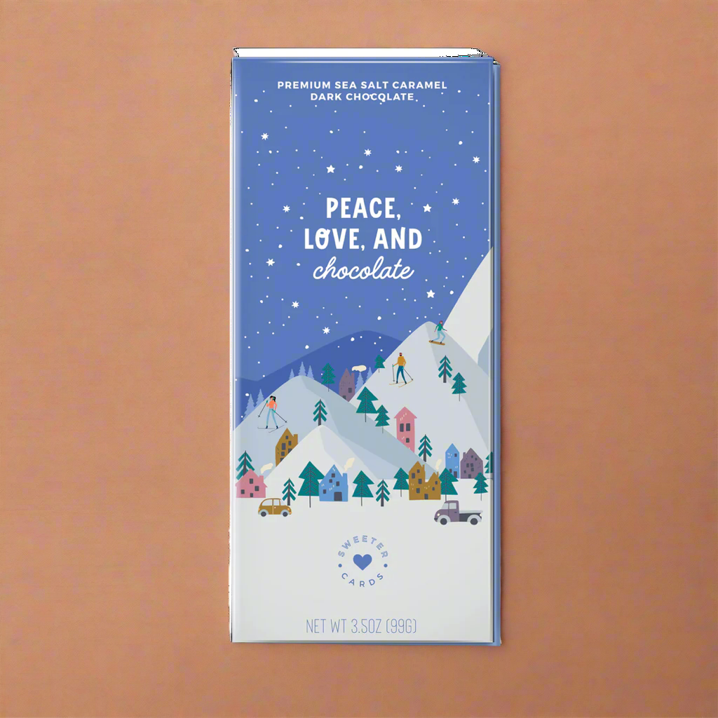 Merry Everything |Holiday Greeting Card + Chocolate Bar INSIDE