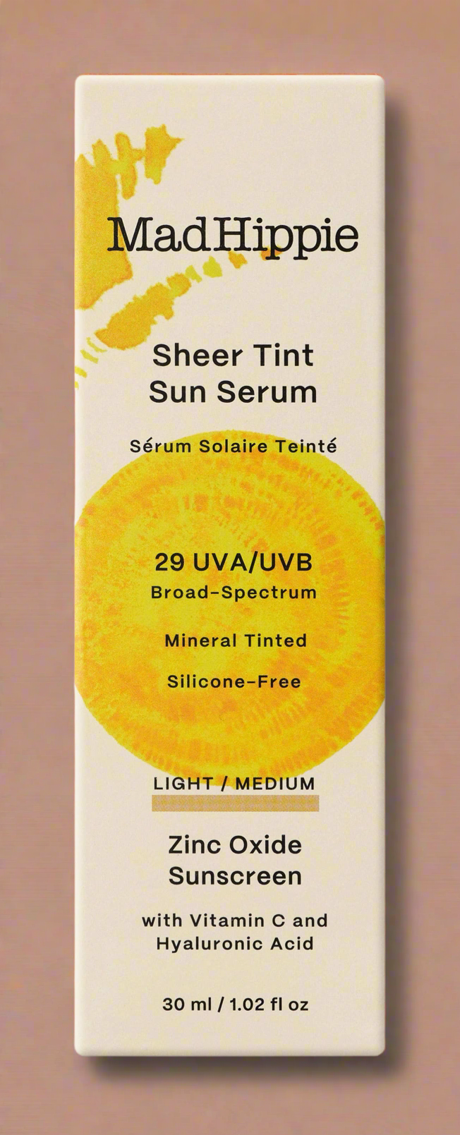 Sheer Tint Sun Serum SPF | Light/Medium | with Vitamin C and Hyaluronic Acid