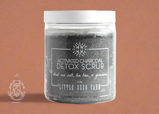 Activated Charcoal Detox Salt Scrub